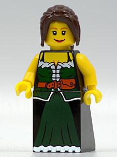 LEGO Minifigure-Fantasy Era - Peasant Female-Castle / Fantasy Era-CAS412-Creative Brick Builders